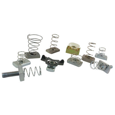 kaufen Hot Dip Galvanized Spring geladenen Flügelmutter für den Bau Kanal Stahl 1/2 