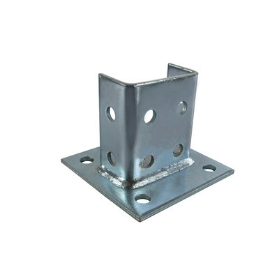 kaufen 6x6 4x4 Oberfläche Hot Dip Galvanized Steel Post Basis für Beton Aluminium Kanalbefestigungen online manufacture